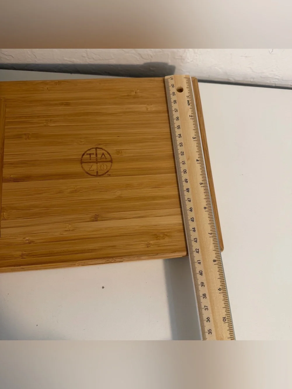 TAZO Tea Bag Box Organization Organize Wooden Storage Display Bamboo